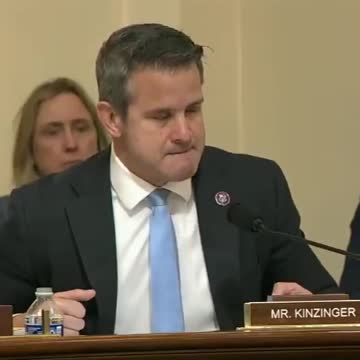 Rep. Kinzinger Cries During Jan 6 Committee Political Theater