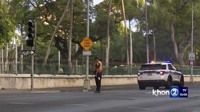 Traffic lights not working in downtown Honolulu