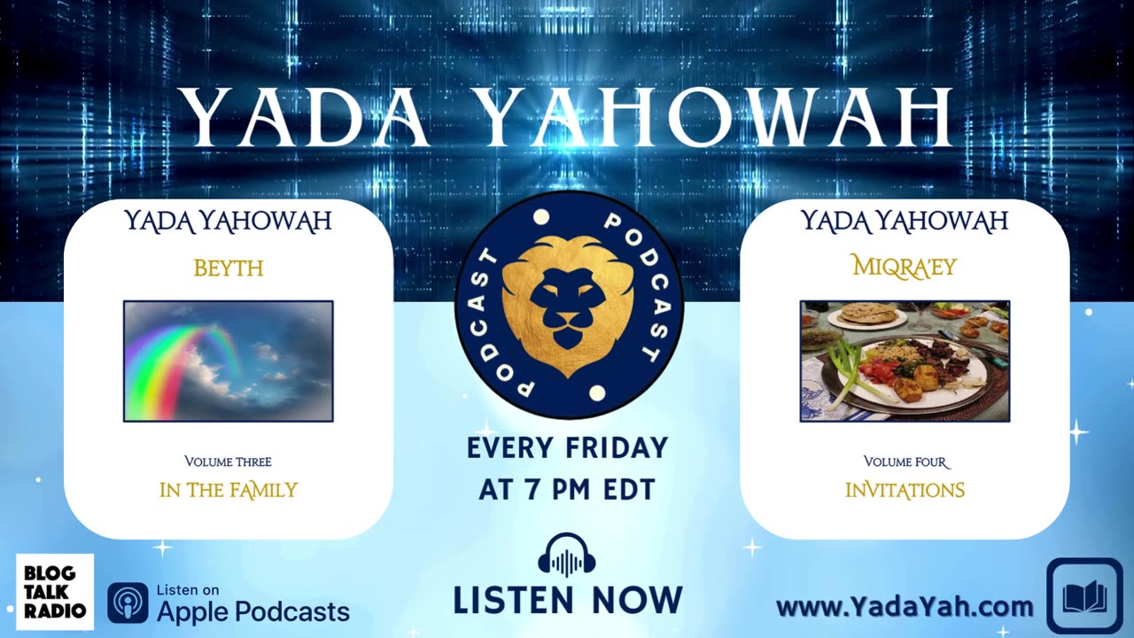 Shabat Study with Yada! Every Friday @ 7 pm EDT (Sat, 2 AM Jerusalem Time)