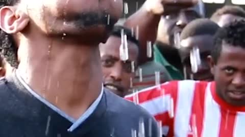 Longest time to spray water from the mouth: 56.36 by Kirubel Yilma