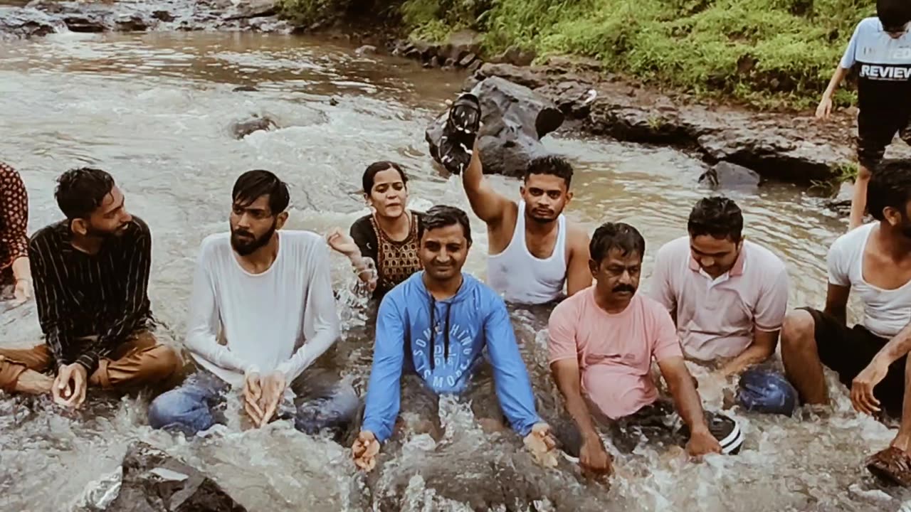 Waterfalls enjoy in nashik india