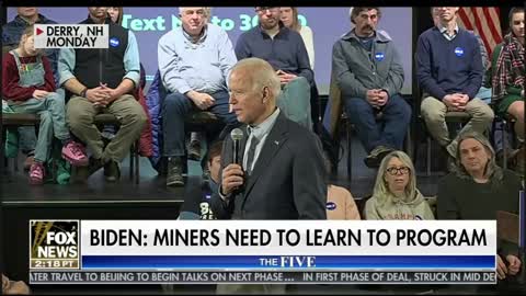 Joe Biden telling coalminers to learn programming