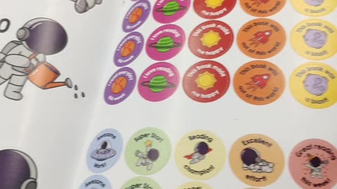 Different style of sticker book printing