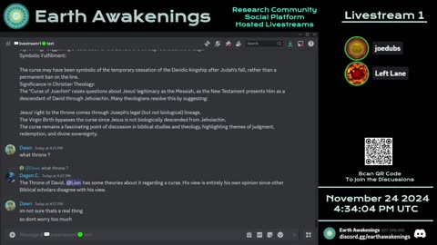 Earth Awakenings - Livestream 1 - #2009
