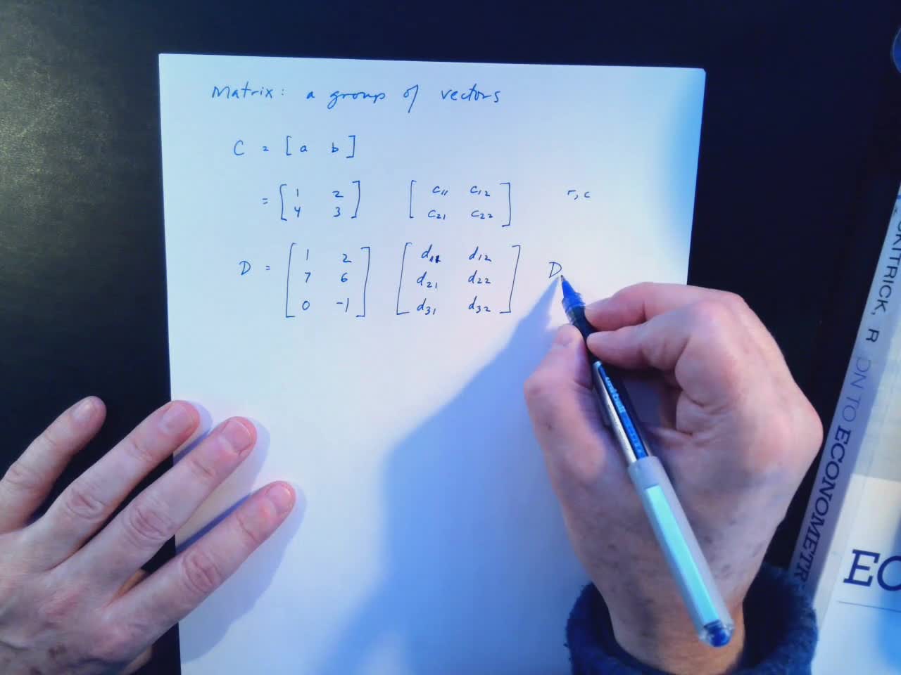 Lecture 12.1 Matrix Notation