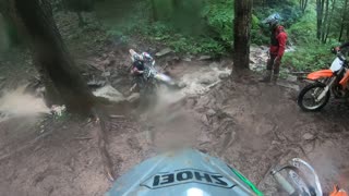 Hard Enduro Training - Back Down the Flooded White Whale with Problems