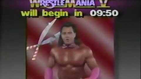 Countdown to WrestleMania V "credit to oldschoolprowrestling for this video"