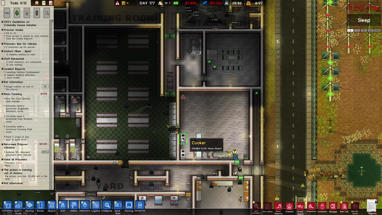 Let's play some Prison Architect and get some Building Done