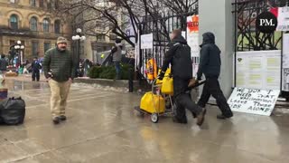 Fuel deliveries at the freedom protest Ottawa continue in spite of the increased police presence