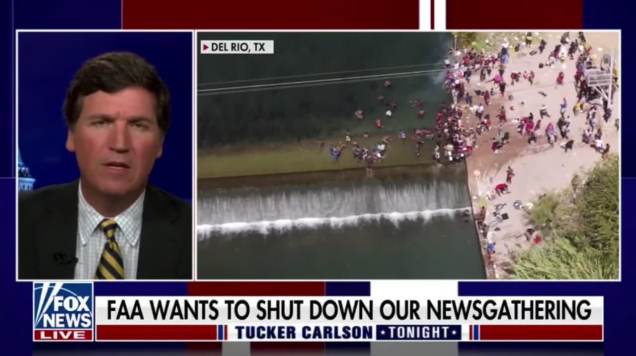 Tucker Carlson says more about the FAA grounding the Fox drone