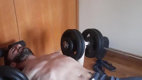 Bench Press Dumbbells 24kg/24kg=48kg | 52.9lbs/52.9lbs=105.8lbs!