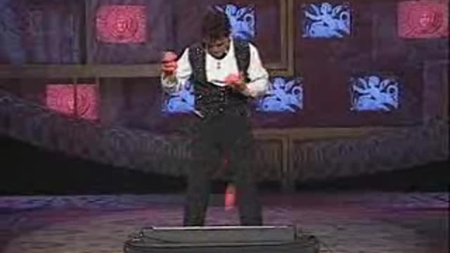 Playing with his balls