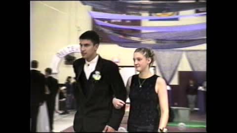 2000-01 WPHS Vids 121 Prom 087 Grand March Couple 60 by Glenn Strader