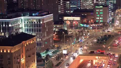 Drone shot of Las Vegas