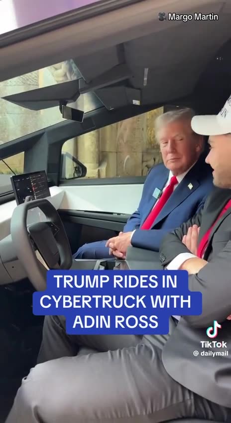 TRUMPS NEW CYBER TRUCK FROM ELON MUSK