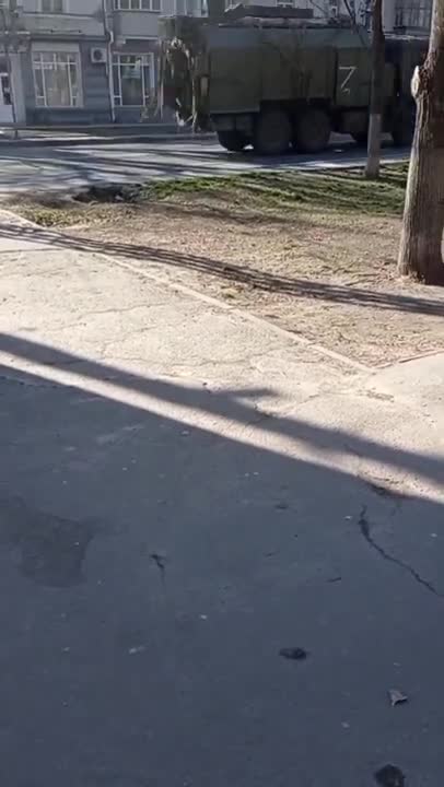 Russian BM-30 Smerch MLRS system in Kherson