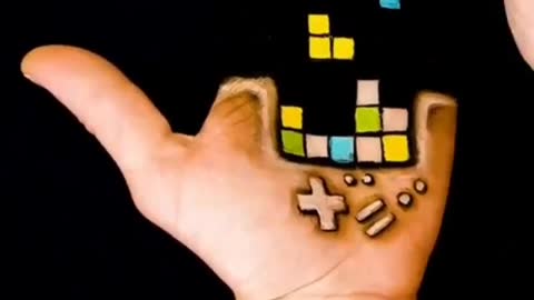 Very beautiful Hand Art #fun #Amazing Video