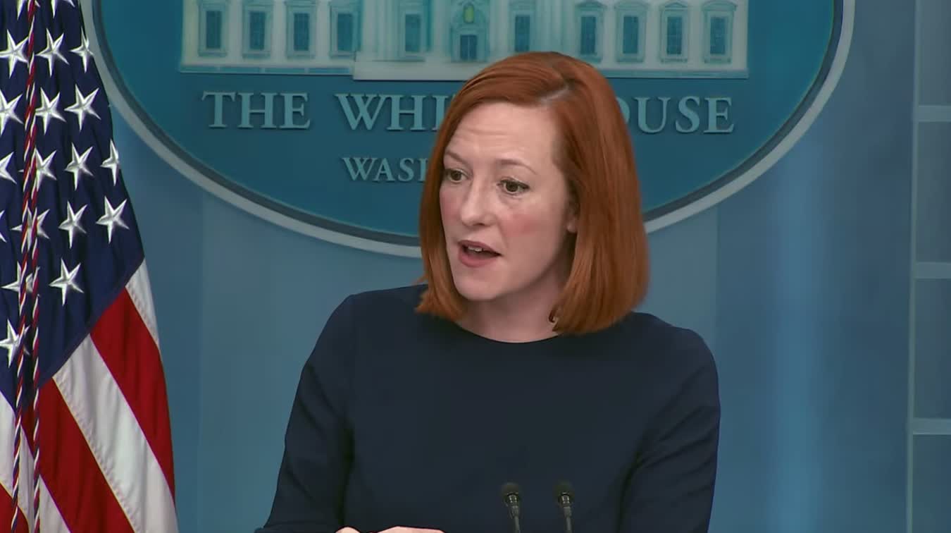 Psaki is asked if there's concern that Russia might try and inspire domestic terrorists to commit acts of violence on American soil