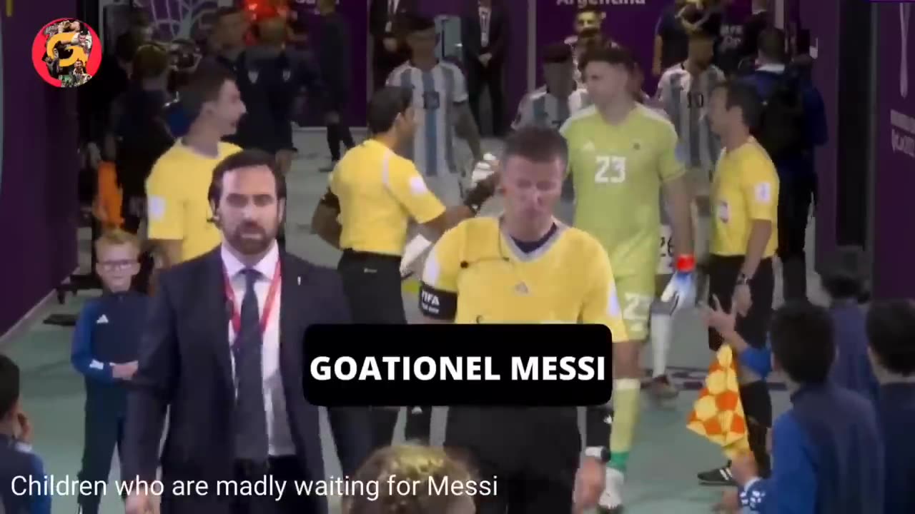 Messi respect moment