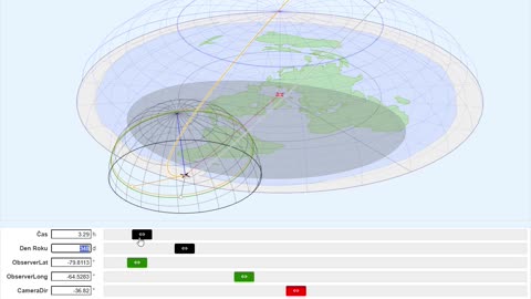 24 hour sun over Antarctica according to Shane's model.