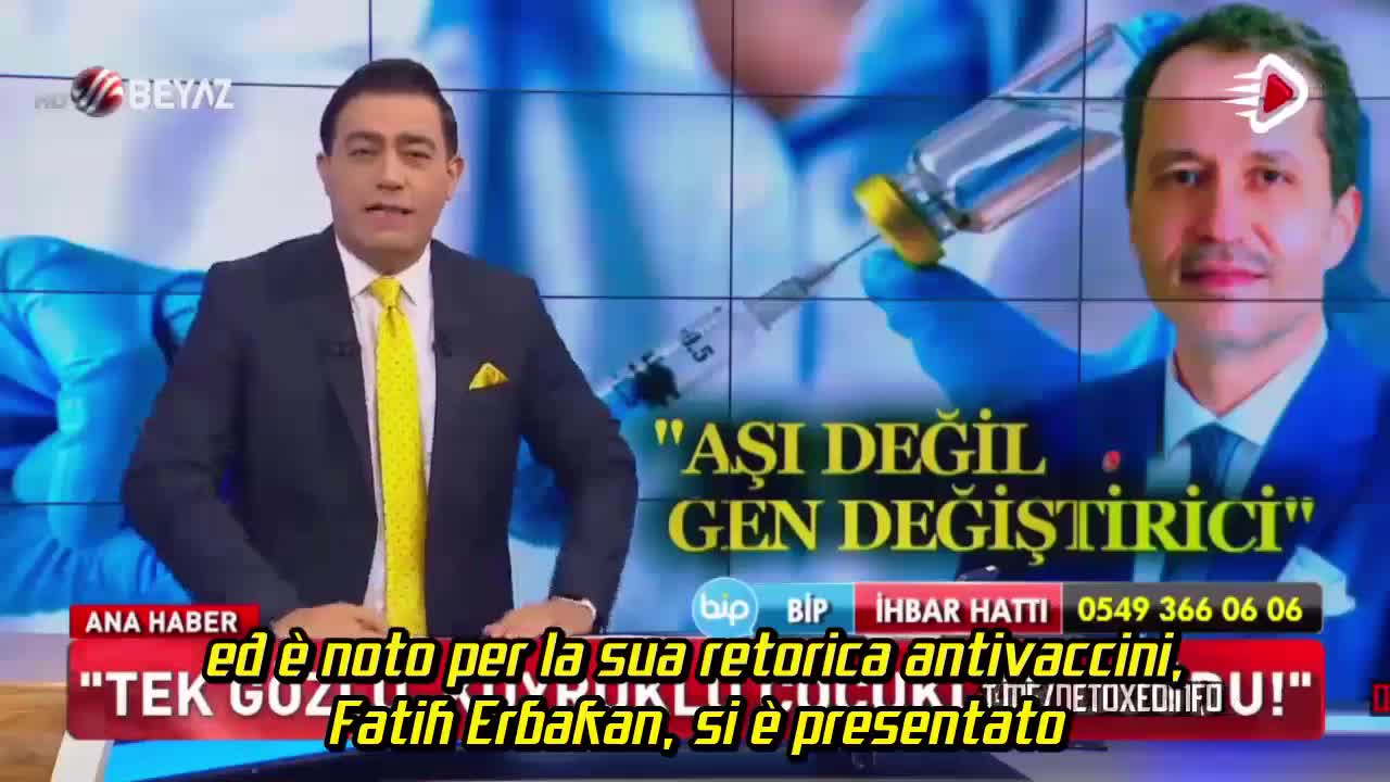 Vaccini,Politico turco Fatih ERBAKAN: Nascono bambini con la coda e un occhio solo!