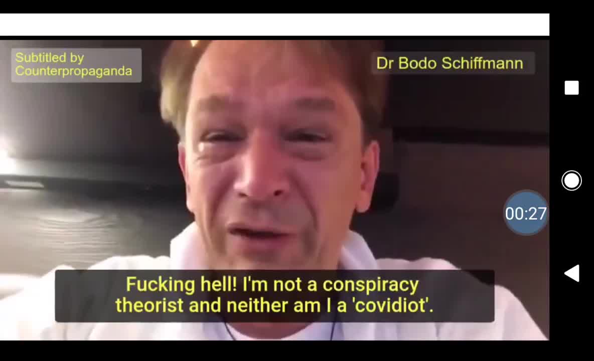 German MD Bodo Schiffmann cries out for the dead children