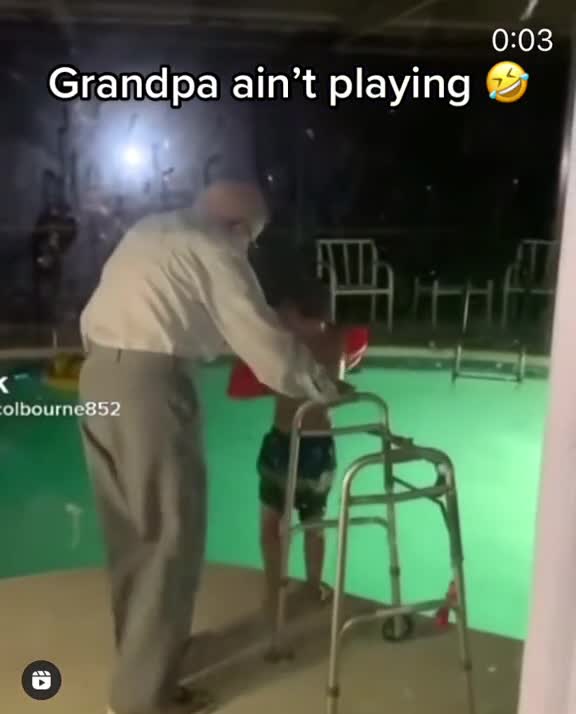 Kind grandfather