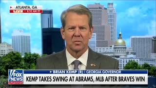 Georgia Gov. Kemp "Go Braves"