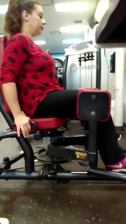 Sheri demonstrating add/ abductor