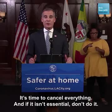 LA Mayor: Cancel Everything
