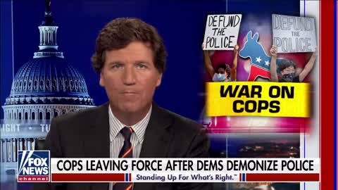 Democrat Policies Are Leading To Cops Resigning - Tucker Carlson Analyzes