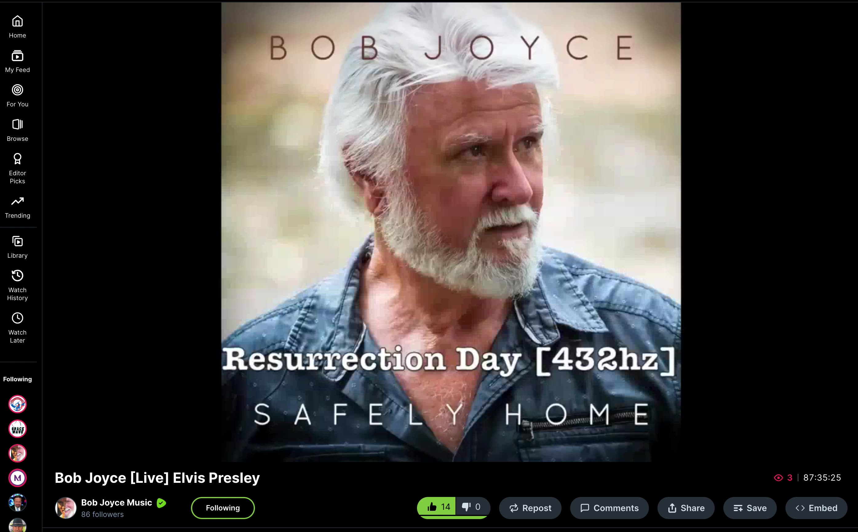 NEW 24/7 STREAM! Bob Joyce Music [Live] Now on Rumble!