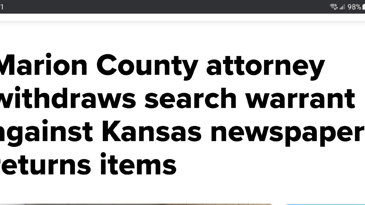 Gideon Cody Marion County Kansas Newspaper Raid