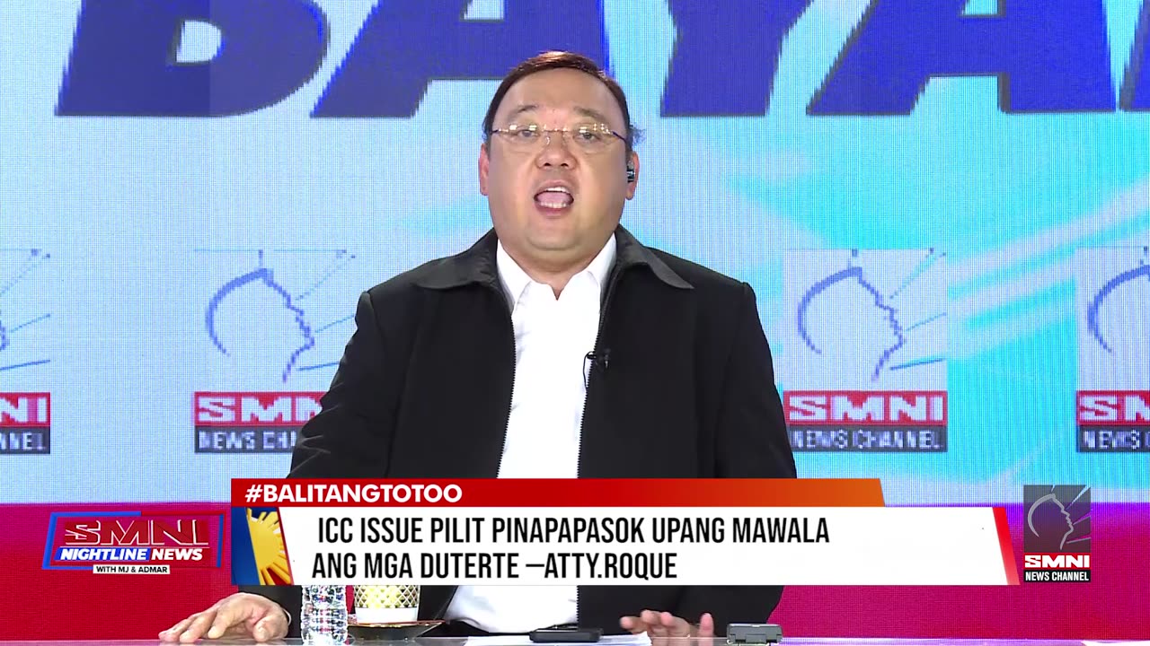 ICC issue pilit pinapapasok upang mawala ang mga Duterte —Atty.Roque