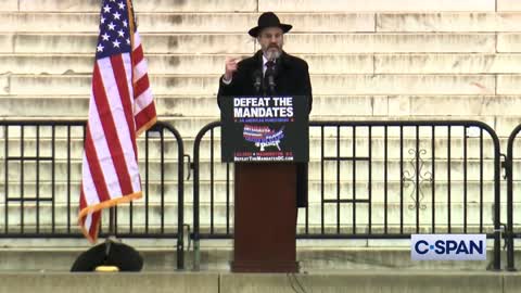 Rabbi Zev Epstein FULL SPEECH at "Defeat The Mandates"(Jan. 23, 2022)