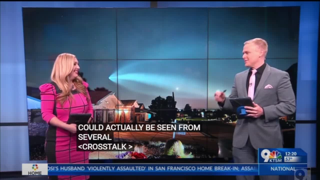 Space X takes credit again for the signs and works of the Almighty Power