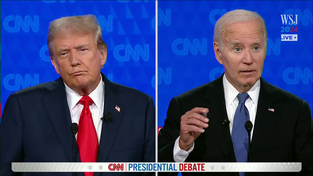 Watch Live: Biden and Trump Fight in the First 2024 Presidential Debate | WSJ