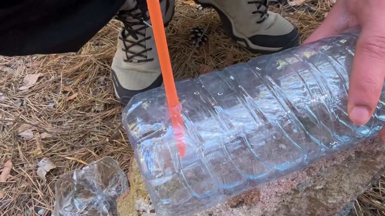 Wash your hand and dishes easily in forest