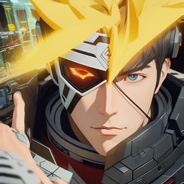 AI Generated Art, Images, Faces and Videos AI Transformations - Boruto Cyber Transformation