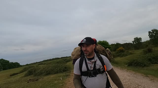 At the end of the hike in New forest. UK. Vlog