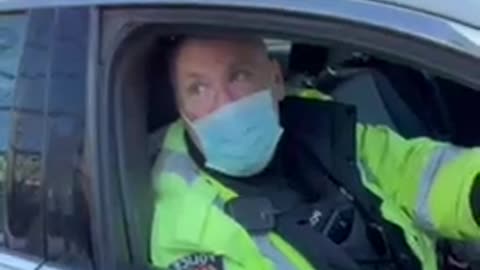 Police officer praises truckers