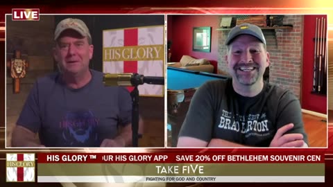 Brad Barton joins His Glory: Take FiVe!!