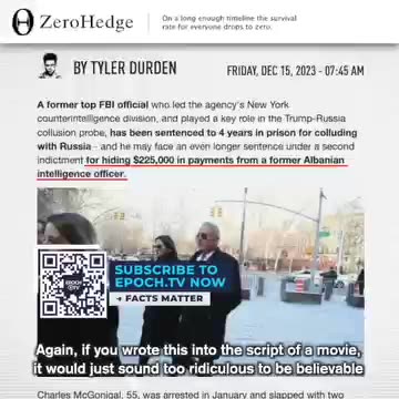 FBI Agent Prisoned For Colluding with Russia