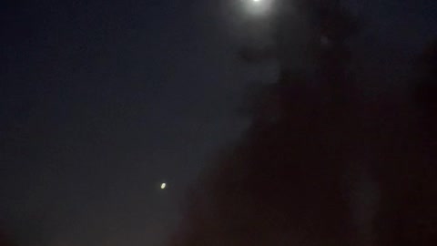 UFO IN HUNDSON 1/21/22 ?? STATIONARY WHITE BALL