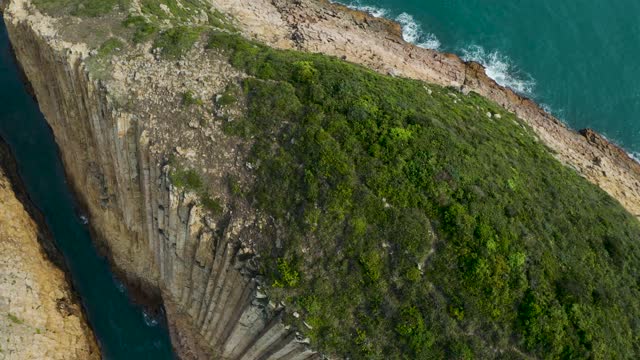 Mountain Cliff Overlooking The Sea