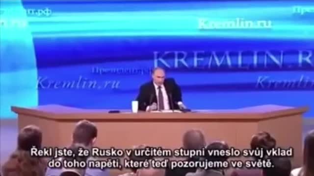 Odpověď Vladimíra Putina britskému reportéru ohledně Ukrajiny