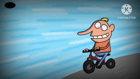 Learn to ride a bike //cartoon box 📦 👌 😎