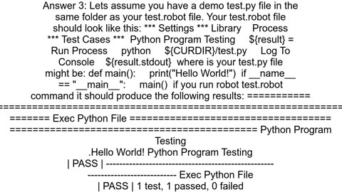 How to Execute python scripts in robot framework
