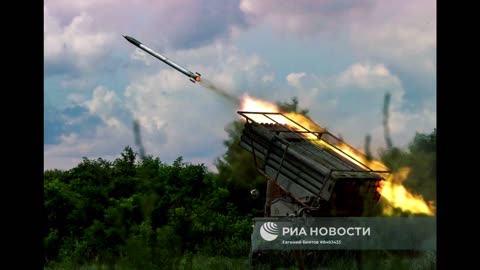 Combat work of the calculations of the MLRS 9K51 "Grad"