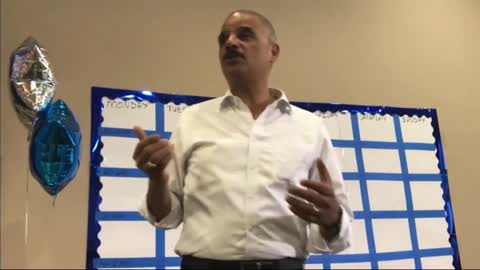 Eric Holder Says "We Kick Them" When Referring To Republicans